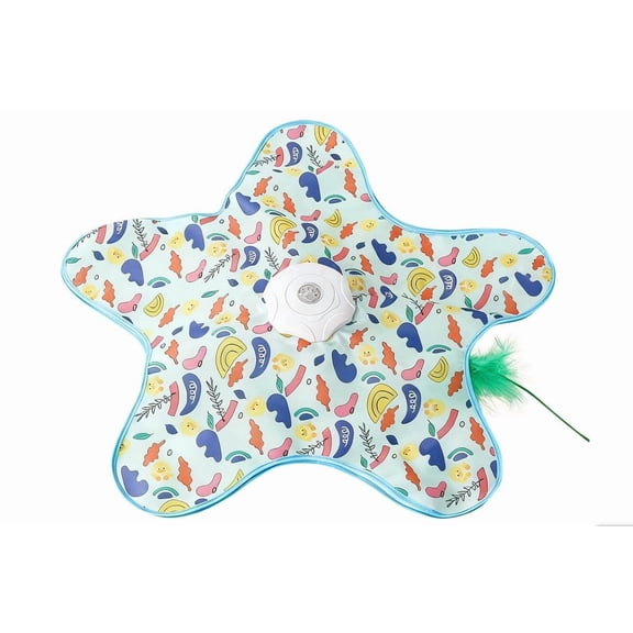 Cat Toys for Indoor Cats Interactive Indoor Cats Toys Hiding Cats Toy Automatic Cats Toy Mobile Toy with Hidden Feathers