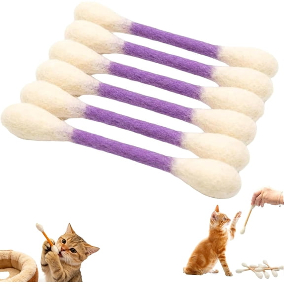 Cat Toys with Catnip, Durable Kitten Chew Teething Ropes, Interactive Felt Kitty Kicker Sticks for Boredom and Anxiety (18 Pcs)