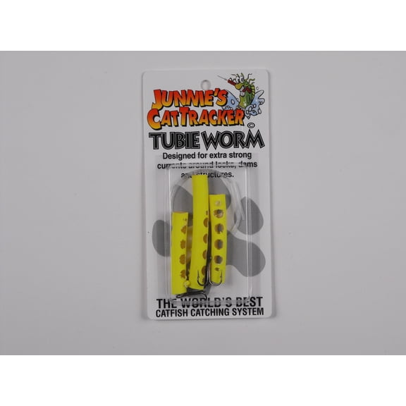 Cat Tracker CTTU3-HC Tubie Worm Chartreuse