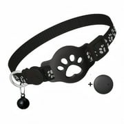 Cat Tracker GPS Collar for Cats (Only iOS) Electronic Pet Locator Waterproof Compatible with Apple Find My No Monthly Fee Advanced Tracking Solution Smart Collar for Pet Safety Ideal Small Large Cats