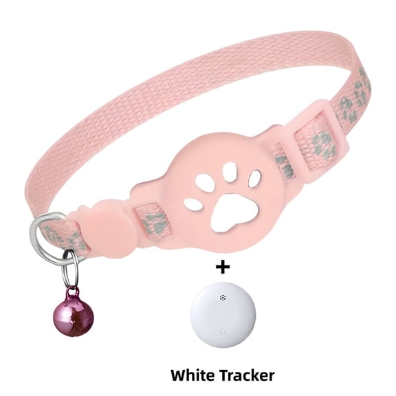 Cat Tracker GPS Collar for Cats, Pet Tracking Tag for Android, Works with Google Find My Device, No Monthly Fee, Waterproof Locator, Advanced Smart Collar for Small Large Cats