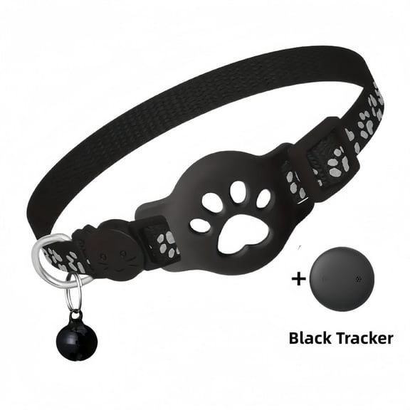 Cat Tracker GPS Collar for Cats, Pet Tracking Tag for Android, Works with Google Find My Device, No Monthly Fee, Waterproof Locator, Advanced Smart Collar for Small Large Cats