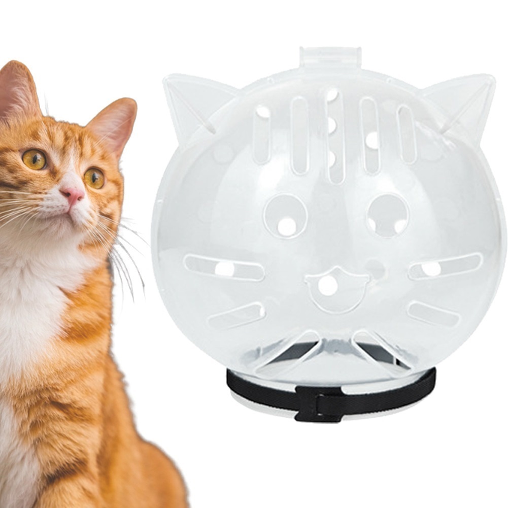 Cat Transparent Muzzle for Grooming, Cat Face Masks Astronaut Helmet ...