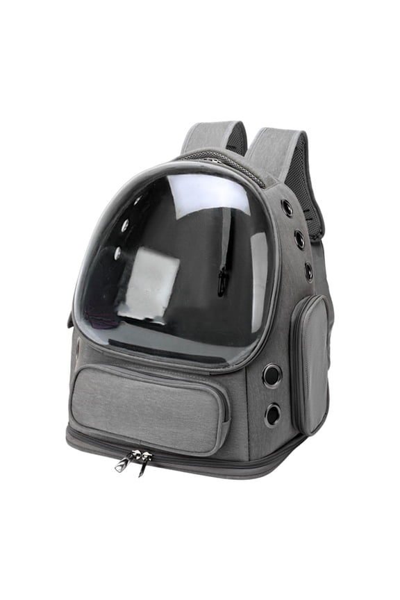 Cat Travel Backpack for Outdoor Adventures with Large Compartment and Transparent Window Breathable Design for Easy Kitty Transport Ideal for Hiking Camping and