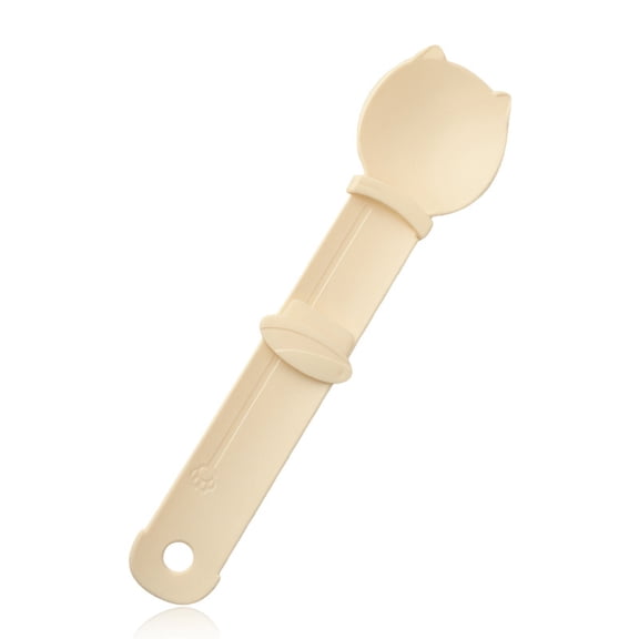 Cat Treat Dispenser, Feeding Spoon for Cats, Squeeze-Style Nutrient Paste Feeder for Wet Cat Snacks, Easy-Grip Ergonomic Design, Medium Size