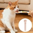 thumbnail image 1 of Cat Treat Spoon Squeeze Cat-claw shaped Cat Strip Feeder spoon Easy Feeding Spoon for Licky Treats Pet Food Spoon for Wet Food Suitable fo Paste Treat (Pink), 1 of 4