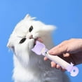 thumbnail image 1 of Cat Treat Squeeze Spoon 2 Pack, Lickable Dispenser for Wet Food & Puree, Multi-Function Feeding Tool with Ergonomic Design, Easy to Clean (Purple), 1 of 5