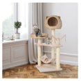 thumbnail image 1 of Cat Tree 5 Tier with Condo, Hammock & Balls - Kitten Climbing Tower Scratching Post, 1 of 9