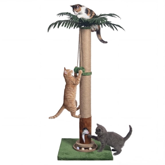 Cat Tree Palm Tree-35 inch Scratcher for Indoor Cats