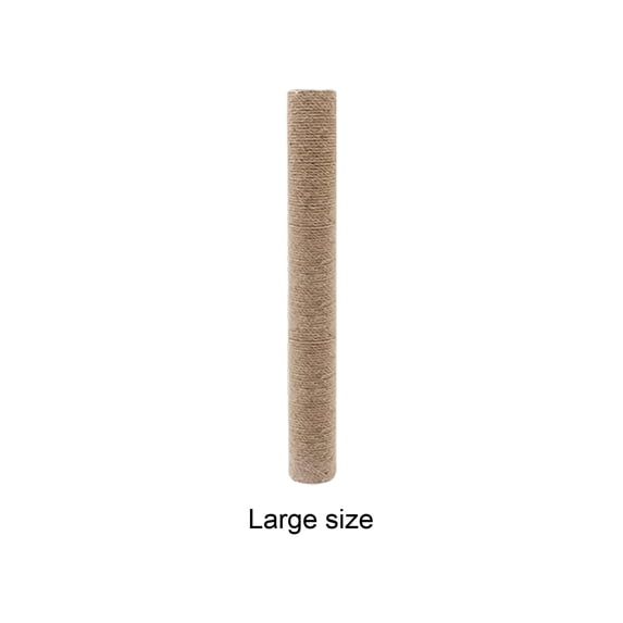 Cat Tree Replacement Post, 20 Inch Tall 3 Inch Diameter Jute Sisal Cat Scratcher Refill, Vertical Cat Scratching Post for Cat Tower, Pet Cat Supplies for Indoor Cats 1 Pack