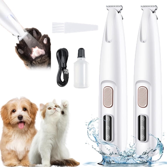 Cat Trimmer, Calmclippers for Cats - Pet Paw Fur Trimmer, Calm Clippers for Cats, Paw Trimmer for Small Dogs Quiet, Calm Clippers, Pet Micro Precision Trimmer (1)