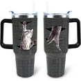 thumbnail image 1 of Cat Tumbler 40 oz Tumbler with Handle and Straw Lid Leak Proof - Cat Gifts for Women Lovers Cute Cat Travel Coffee Mug - 40 oz Tumbler Mothers Day Birthday Gifts for Women Mom Friend Daughter, 1 of 5