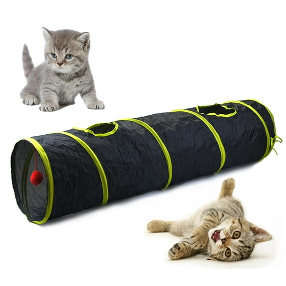 Cat Tunnel for Indoor Cats Portable Play Tunnels with Balls Collapsible Kittens Play Tunnel Tube Toys for Cats Puppy Rabbits Small Animals