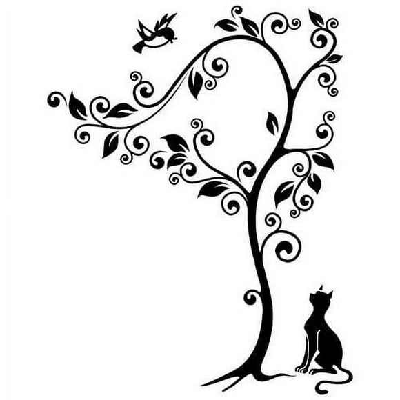 Cat Tree Wall Decal