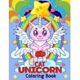 thumbnail image 1 of Cat Unicorn Coloring Book for Kids : A Coloring Book for Kids Ages 4-8 Lisa Frank Giant Coloring & Activity Book the Secret Life of Caticorns (Paperback), 1 of 1