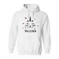 thumbnail image 1 of Cat Unicorn. Hoodie Women -Image by Shutterstock, Female x-Large, 1 of 4