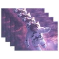 thumbnail image 1 of Cat Universe Astronaut 12×18 inch Placemats Heat Resistant Washable Foldable Rectangular Placemats Set Decoration Indoor Outdoor for Kitchen Dining Table 1PC, 1 of 8