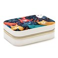 thumbnail image 1 of Cat Velvet Portable Earring Holder with Removable Compartment: Display Case, Jewelry Box, Decorative Box - Gift!, 1 of 7