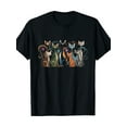 thumbnail image 1 of Cat Vintage Retro Mid-Century Modern Look Cats 50s 60s Style T-Shirt-220g, 1 of 5