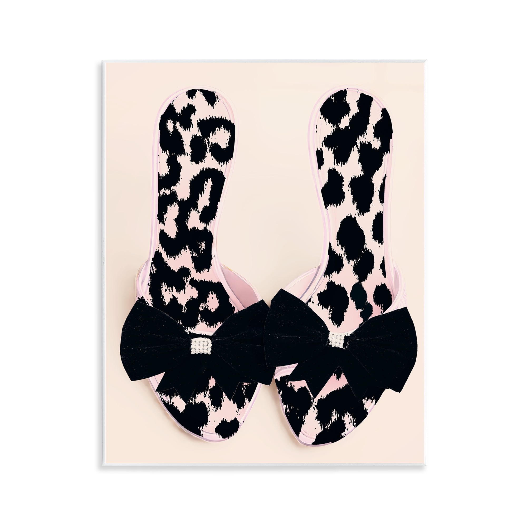 Cat Walk Spotted Shoes Wall Plaque Art, design by Annabelle Hall