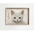 thumbnail image 1 of Cat Wall Decor Kitten Nursery Poster Vintage Farmhouse Art, Stretched Canvas 16x20in, 1 of 1