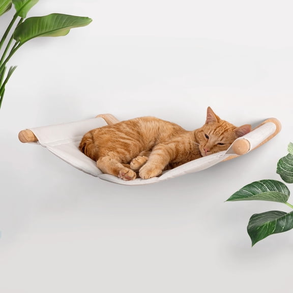 Cat Wall Hammock Mounted Bed For Large Cats, Holds Up To 35 Lbs