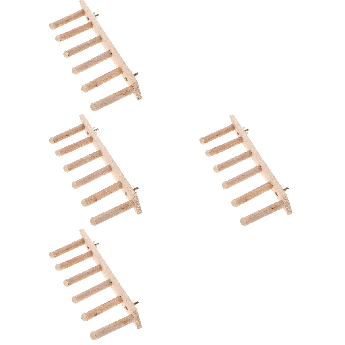 Cat Wall Steps Stairs for Old Cats Wooden Climbing Board Set of 4