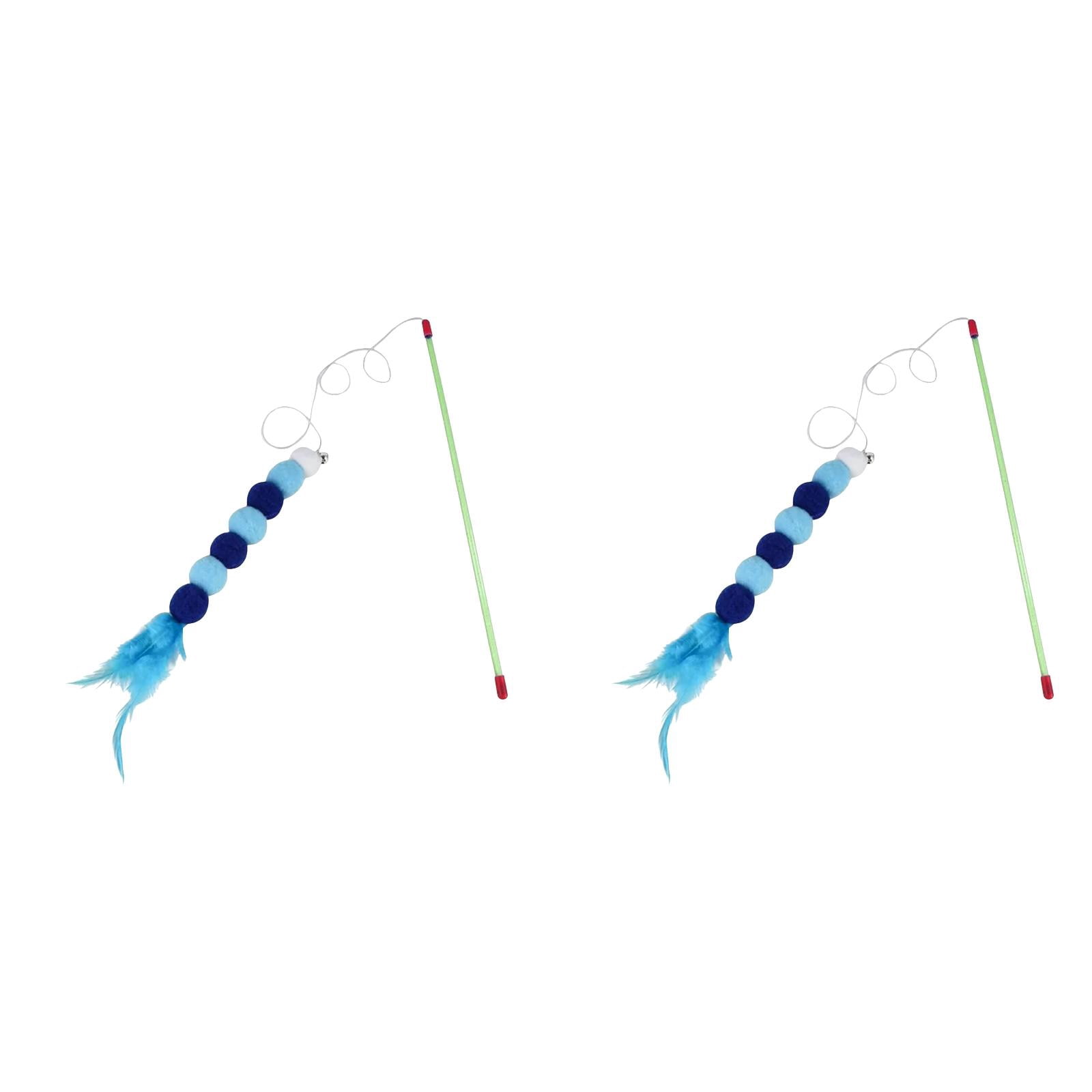 Cat Wand Cat Toys, Toy for Indoor Cats, Plush Cat Teaser Wand Cat ...