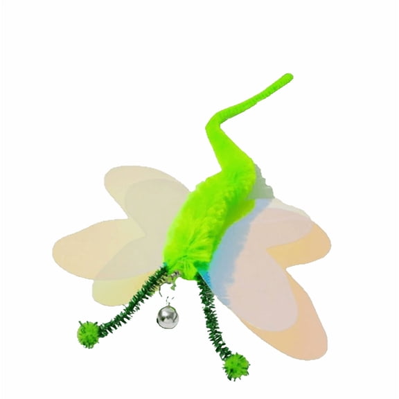Cat Wand Toy Set, Suction Cup Interactive Feather Teaser Automatic Motion Cat Exercise Toy Replacement Wand Kit Durable Design, for Indoor Cats Kittens Play Training Exercise Boredom Relief