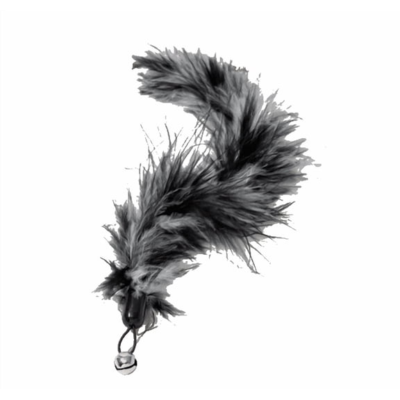 Cat Wand Toy Set, Suction Cup Interactive Feather Teaser Automatic Motion Cat Exercise Toy Replacement Wand Kit Durable Design, for Indoor Cats Kittens Play Training Exercise Boredom Relief