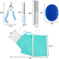 thumbnail image 1 of Cat Washing Bag Set with Grooming Tools, Adjustable Pet Bathing Net for Safe Trimming and Cleaning, 1 of 6