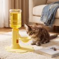 thumbnail image 1 of Cat Water Dispenser Stand Spill-Proof Pet Water Bowl Adjustable Elevated Stand, Automatic Water Renewal, Detachable Easy Clean, Indoor Outdoor Use, 1 of 7