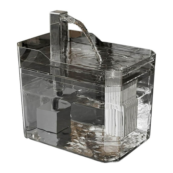 Cat Water Fountain 1500ml Large Capacity Silent Circulating Smart Automatic Dispenser Easy Clean 360° Drinking for Cats Small Dogs Pets Home