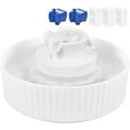 thumbnail image 1 of Cat Water Fountain, 2.1L/71oz Automatic Pet Water Fountain, 3 Filters and 2 Pumps Included, Cat Fountain Ideal for Cats, Dogs and Multiple Pets (White), 1 of 14