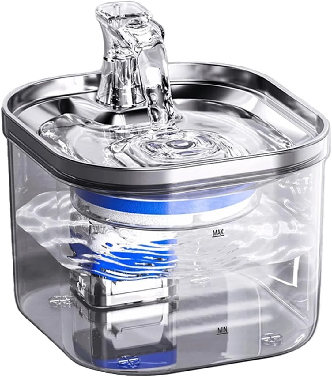 Cat Water Fountain, 70oz/2L Pet Water Fountain, Automatic Cat and Dog Water Dispenser for Cats, Dogs, Multiple Pets