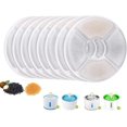 thumbnail image 1 of Cat Water Fountain Filter, 8 Pack Pet Water Replacement Filter 3 Triple Filtration System Replacement Filter, 1 of 8