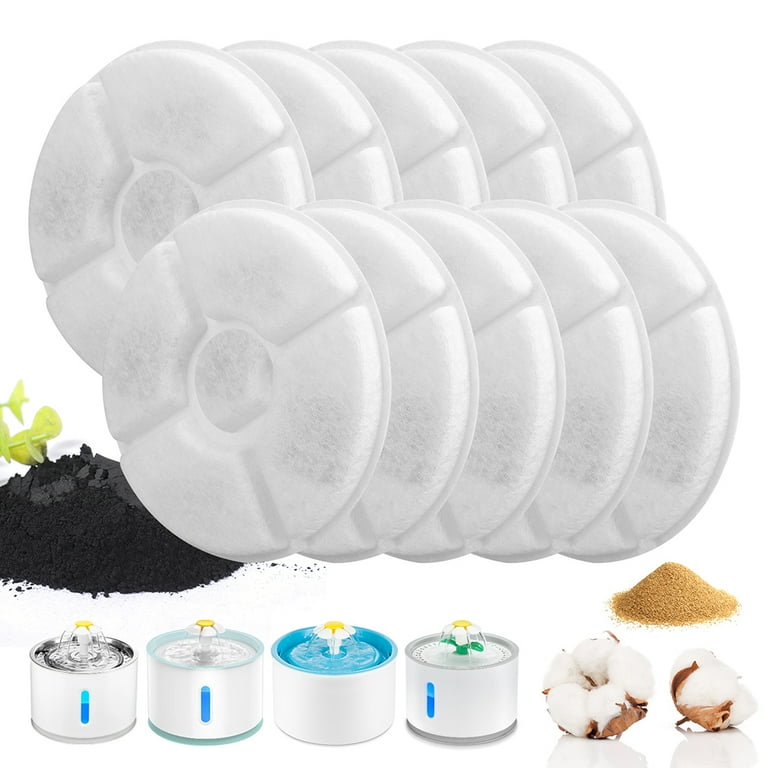 Cat Water Fountain Filters Replacement Filter Fit for Flower