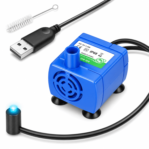 Cat Water Fountain Pump,DR-DC160 Upgraded Cat Water Fountain Pump,Cat Water Motor Replacement for Automatic Pet Water Fountain