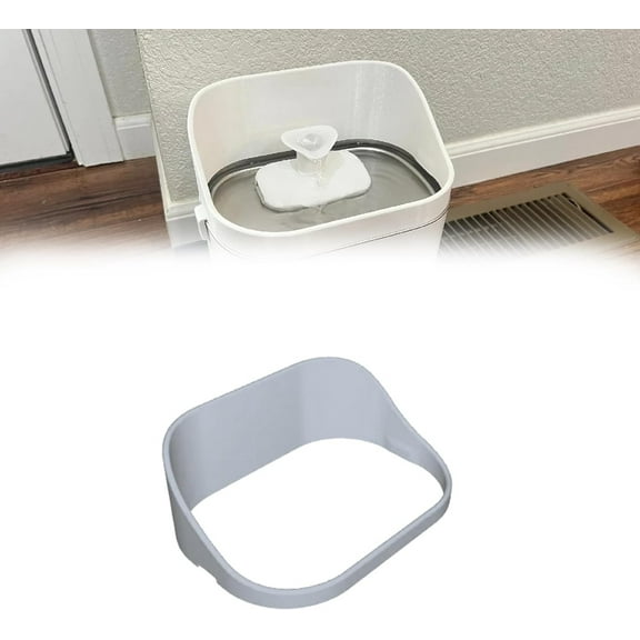 Cat Water Fountain Splash Guard for PETLIBRO DockStream, Prevent Water Spills, Fits Stainless Steel Basin, Easy to Remove & Clean