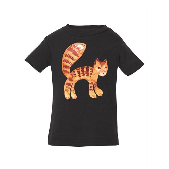 Cat Watercolor Style T-Shirt Infant -Image by Shutterstock,  18 Months