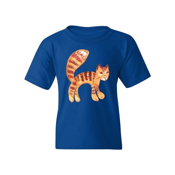 Cat Watercolor Style T-Shirt Juniors -Image by Shutterstock,  x-Large