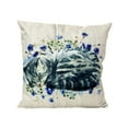 thumbnail image 1 of Cat |  Watercolour | Cat Pillow | Cute Cat | Cat Gifts | Cat Decor | Cat Photo | Gifts for Cat Lovers | Accent pillow | Throw Pillow Covers, 1 of 3