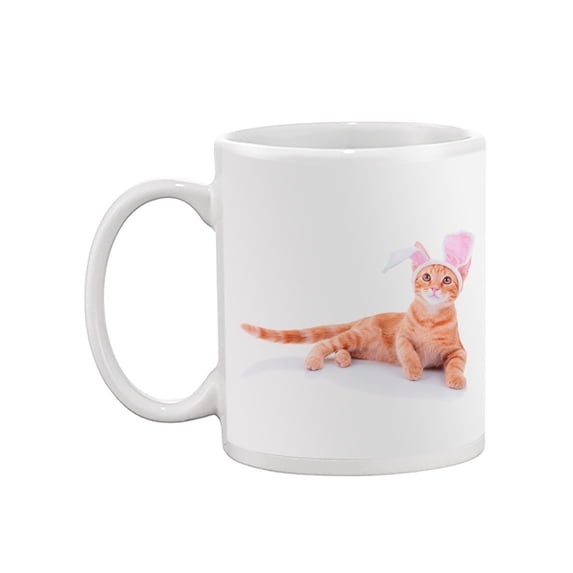 Cat Wearing Bunny Ears Mug -Image by Shutterstock,