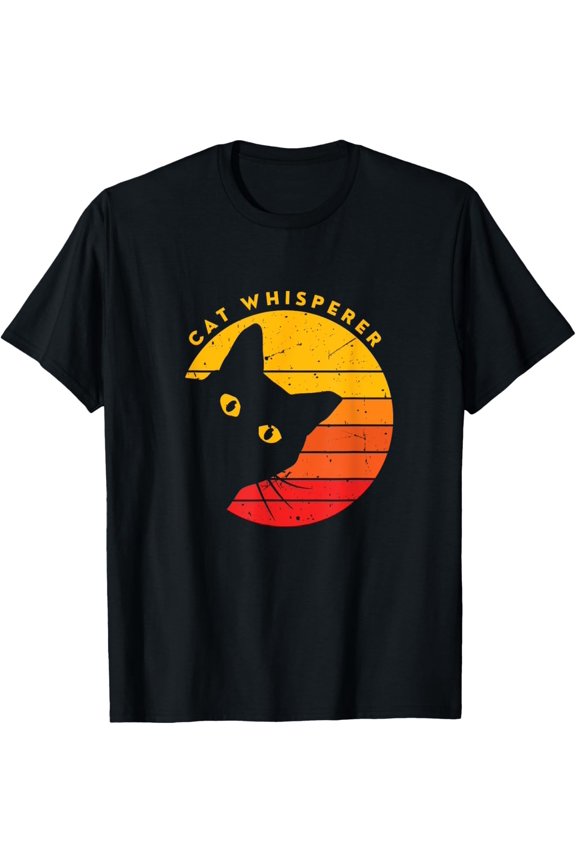 Cat Whisperer Kitten Lover Pun T-Shirt