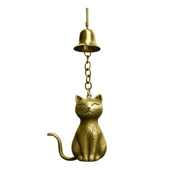 Cat Wind Chimes, Unique Garden Decoration, Outdoor Cat Statue Theme Gift Wind Chimes For Cat Lovers, Hanging Memorial Ornaments Windchimes Bell Home Porch Decor