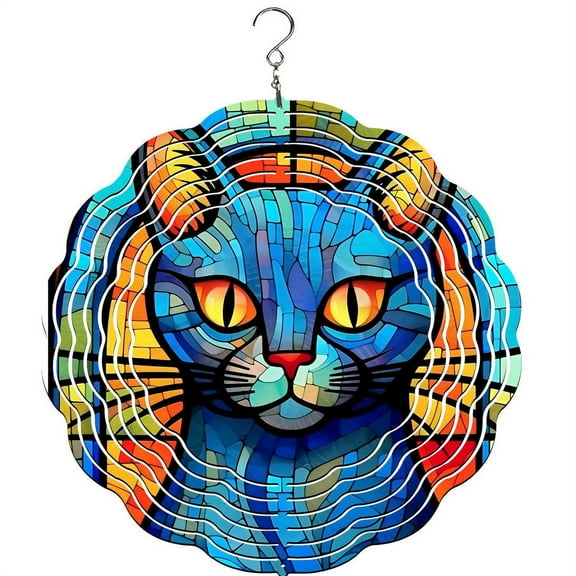 Cat Wind Spinner, Garden Dcor, Yard Dcor, Porch Decor
