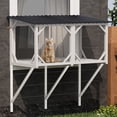 thumbnail image 1 of Cat Window Box 43.3 Inch with Waterproof Roof for Safe Outdoor Viewing & Napping - Strong Spruce Wood Catio for Large Cats, 1 of 6