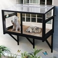 thumbnail image 1 of Cat Window Box Window Perch Catio Outdoor Cat Enclosure Bug Proof Wire Grid, 1 of 8