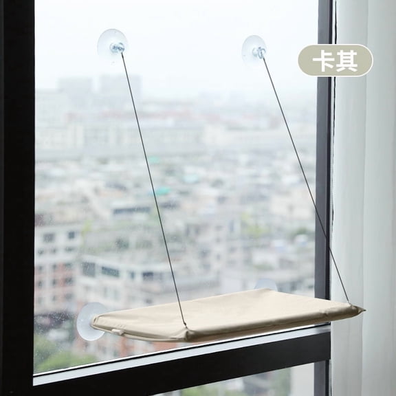 Cat Window Hammock Cat Safety Sunny Bed with Durable Heavy Duty Suction Cups Cats Sleeping Space Saving Window Mounted Cat Bed