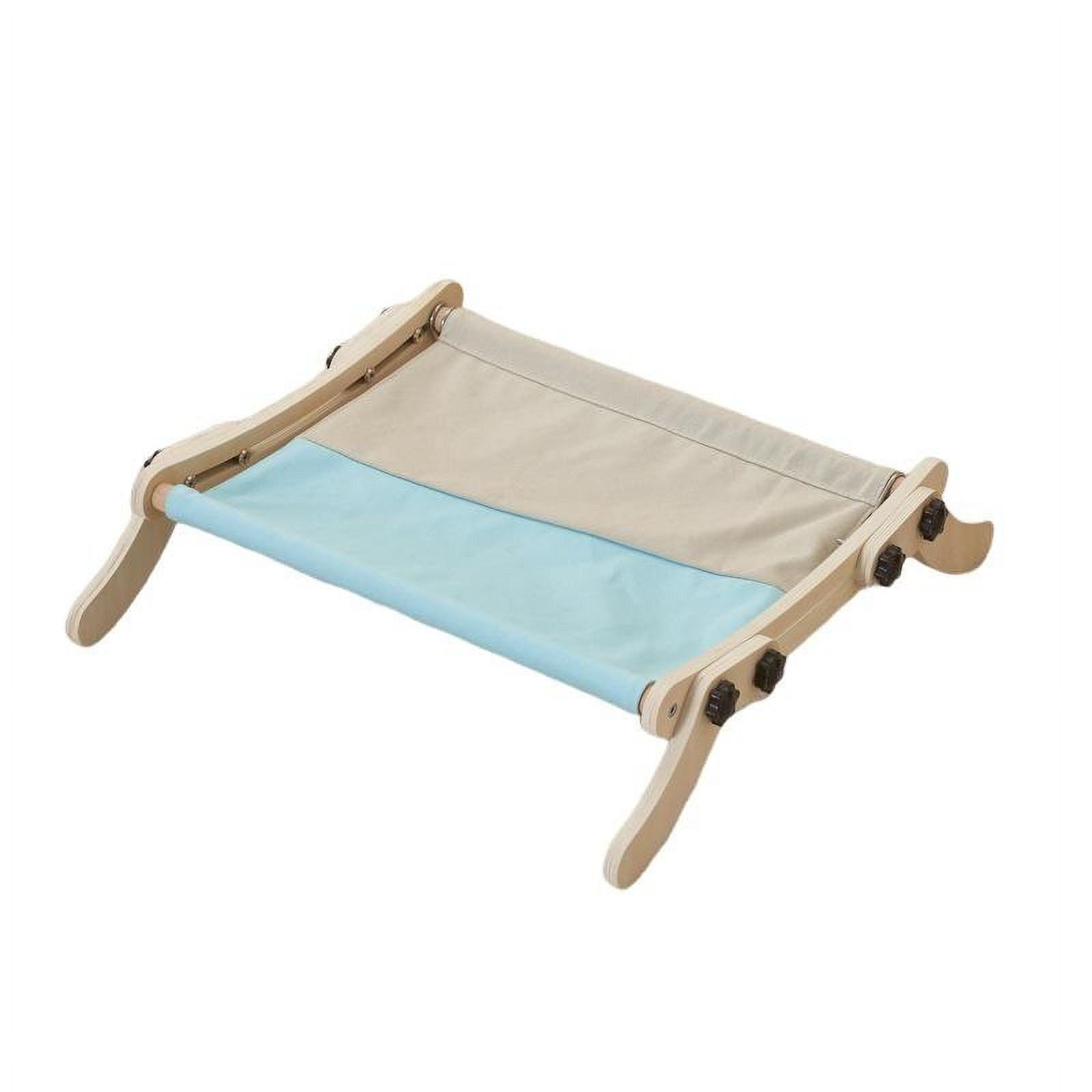 Cat Window Perch, Cat Radiator Bed Hammock,  Holds Up to 18kg Wooden Seat Cats Bed, No-Screw Adjustable and Suction Cups,  for Windowsill, Bedside, Radiator, Easy Assembly